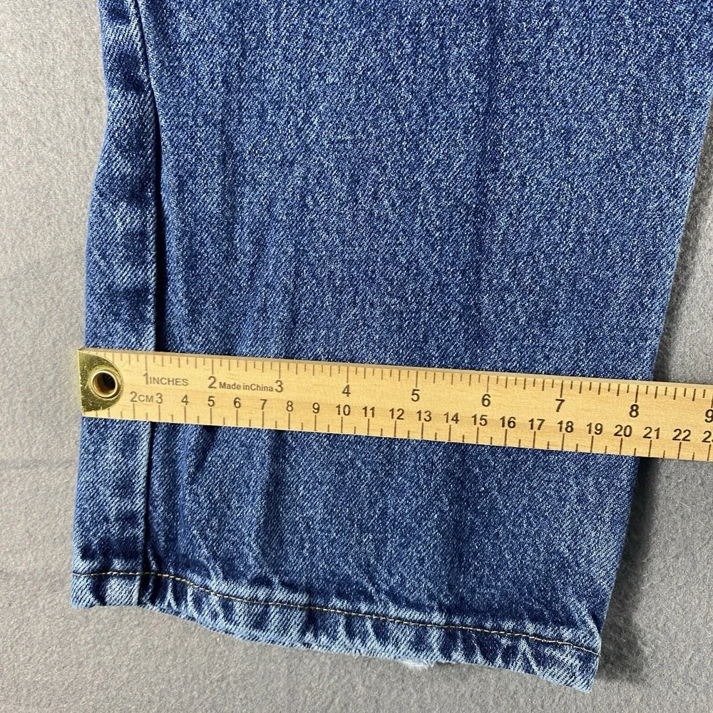 Wrangler Jeans Mens‎ 36X32 Blue Mid Rise Straight Leg Western Cowboy